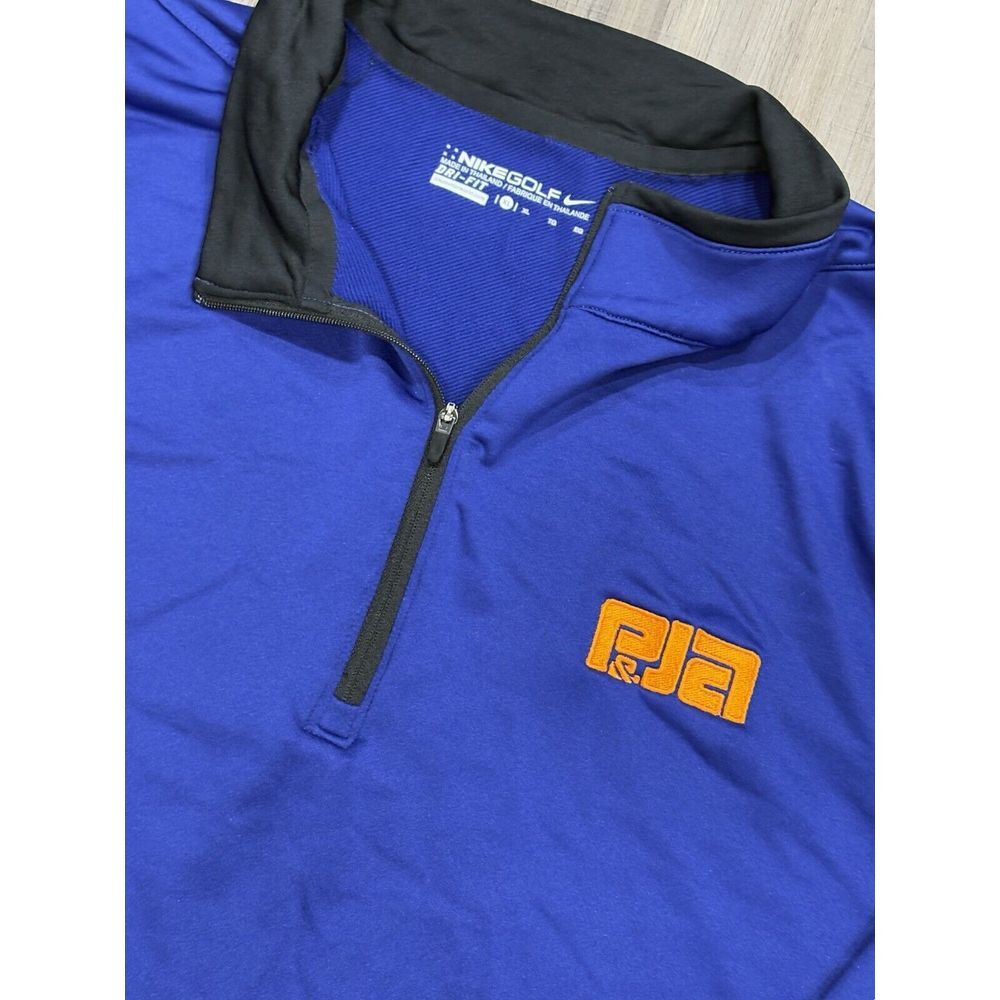 Nike Dri Fit Long Sleeve‎ 1/4 Zip Shirt Men's Size XL Embroidered